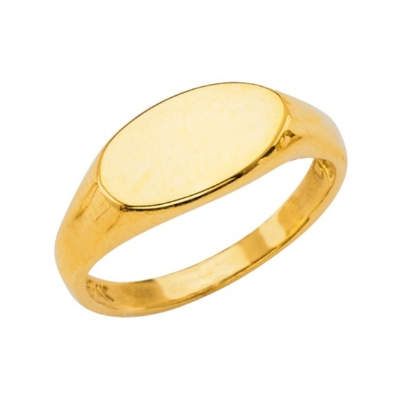 Jewelry - 14k Yellow gold Signet Ring size 2 3 4 5 6